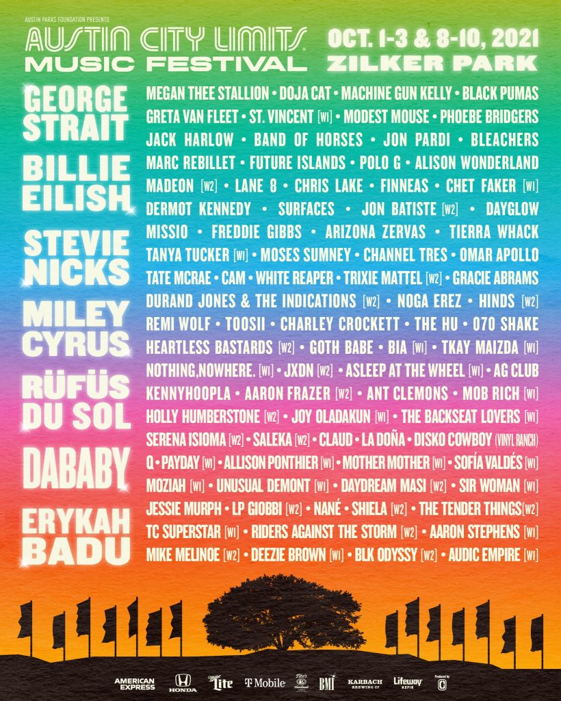 ACL festival lineup 2021
