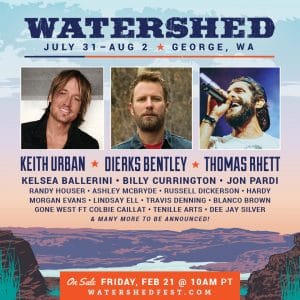 Watershed Festival lineup
