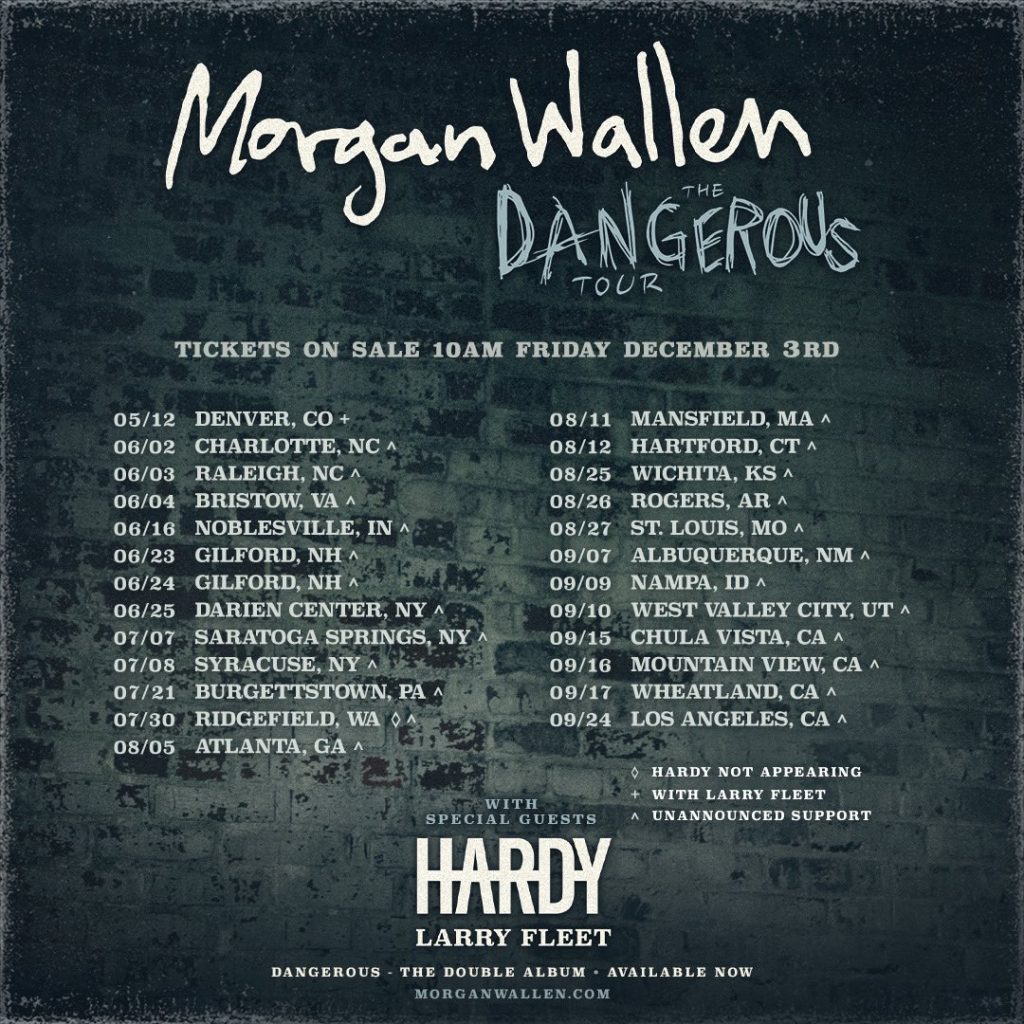 Morgan Wallen tickets on sale