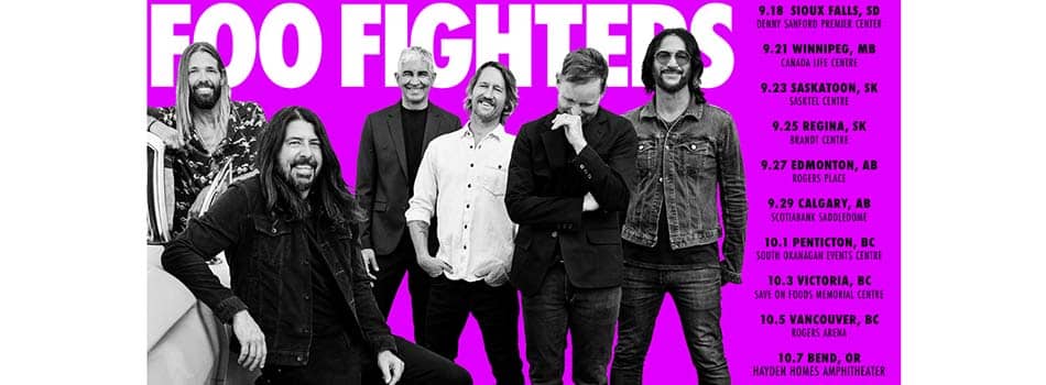Foo Fighters tour dates