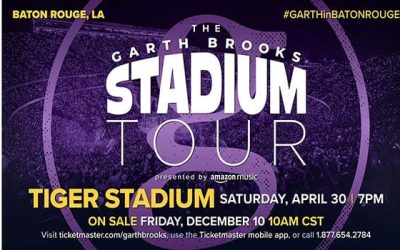 Garth Brooks Announces Stadium Tour Stop at LSU’s Tiger Stadium