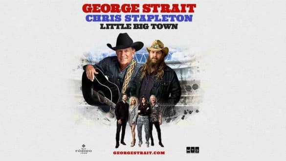 George Strait Chris Stapleton stadium tour dates 2024 tickets on sale in September.