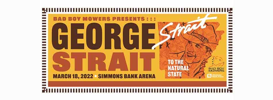 George Straight Simmons Bank Arena poster image