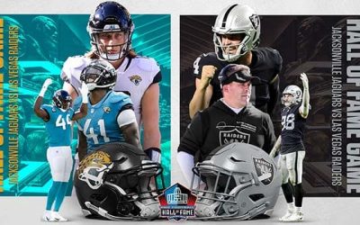 Raiders, Jaguars Announced as Matchup for NFL Hall of Fame Game