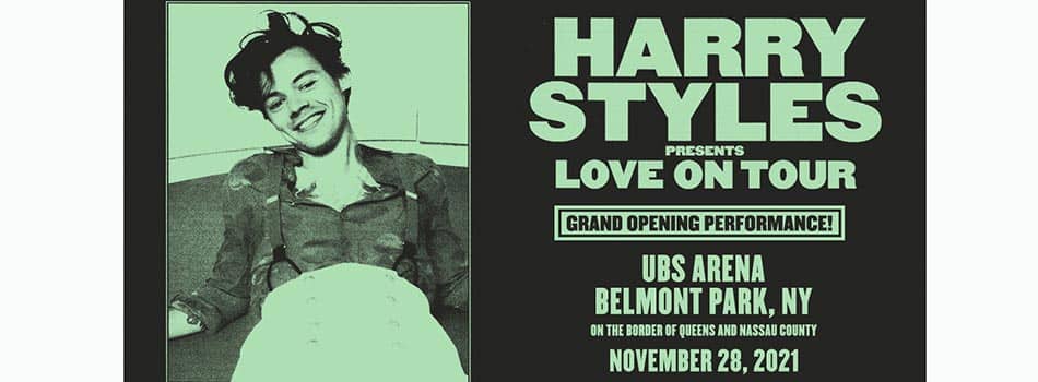 Harry Styles Love on Tour Poster UBS Arena November 28