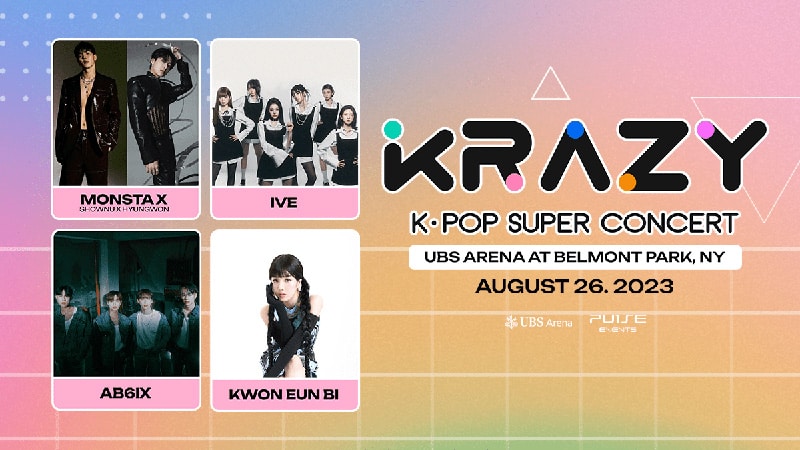 IVE, Monsta X Members to UBS Arena For K-Pop Super Concert