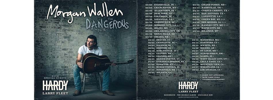 Morgan Wallen The Dangerous Tour 2022 Dates