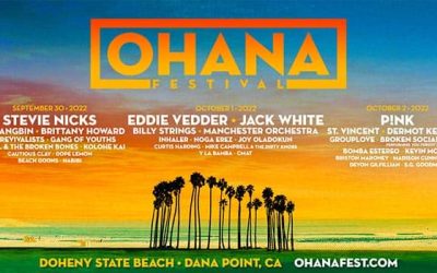Eddie Vedder, Stevie Nicks, and P!nk to Headline Ohana Festival