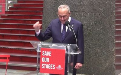 Broadway, Sen. Schumer Call on Congress for SOS Support