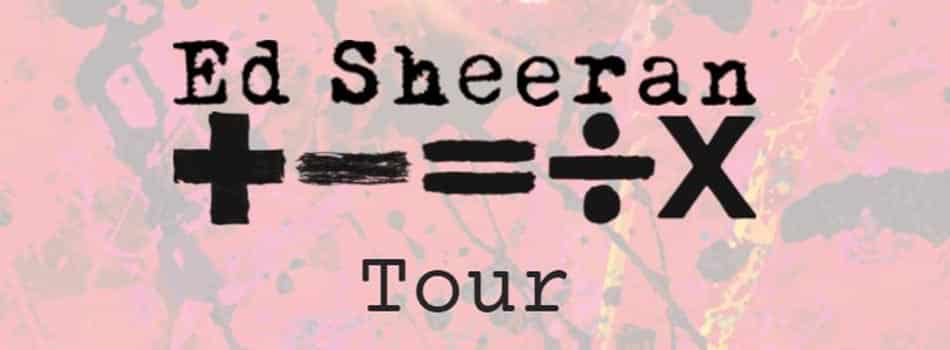 Ed Sheeran TOur Dates The Mathmatics Tour logo