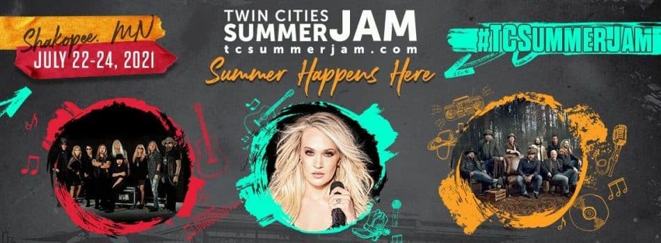 Zac Brown, Carrie Underwood to Headline Twin Cities Summer Jam in July
