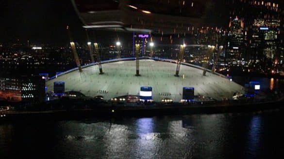 The Millennium Dome on The O2 Arena | Photo by Ank Kumar via Wikimedia Commons