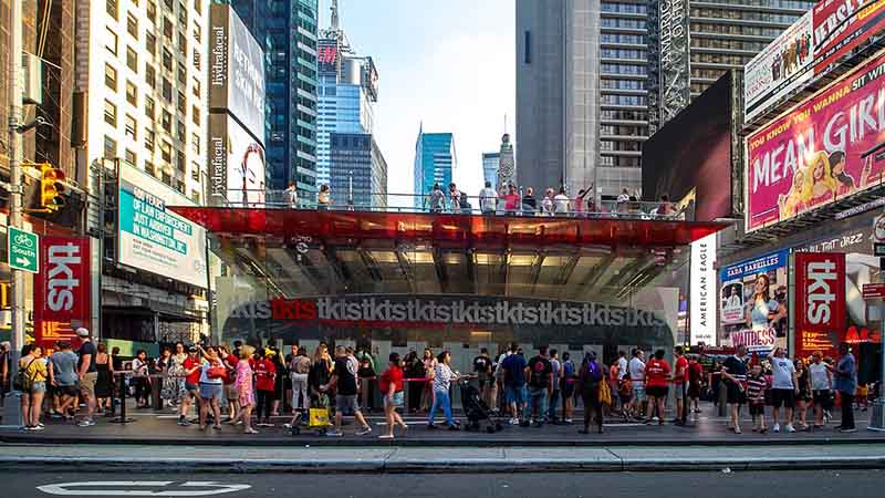 Broadway TKTS Booth Celebrates Five Decades in Times Square