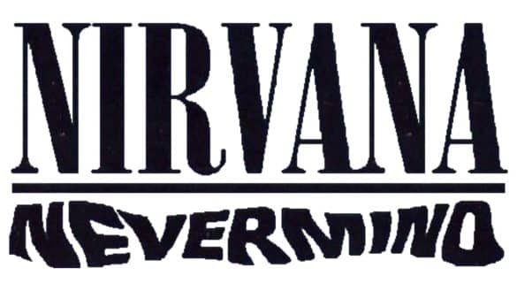 The logotype for the album "Nevermind" by Nirvana | Photo by Kigsz via Wikimedia Commons