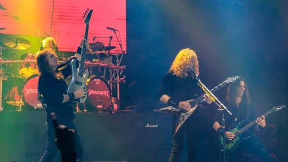 Megadeth performing live at The O2, London, 16 June 2018 | Photo by Kreepin Deth via Wikimedia Commons