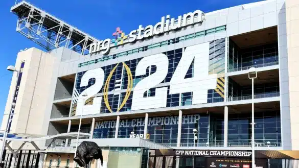 2024 College Football Playoff National Championship venue NRG Stadium in Houston, TX | Photo by 2C2K Photography via Wikimedia Commons