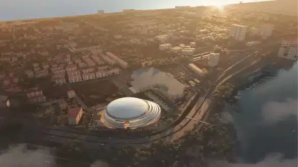 Rendering of proposed arena in Lagos, Nigeria. Photo courtesy Live Nation