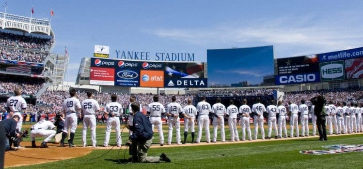 Opening day yankee stadium