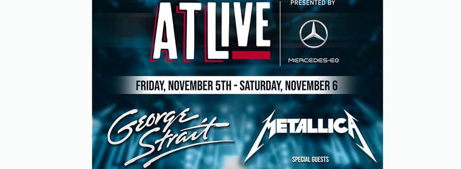 ATLive returns to Atlanta in November, with Metallica and George Strait headlining.
