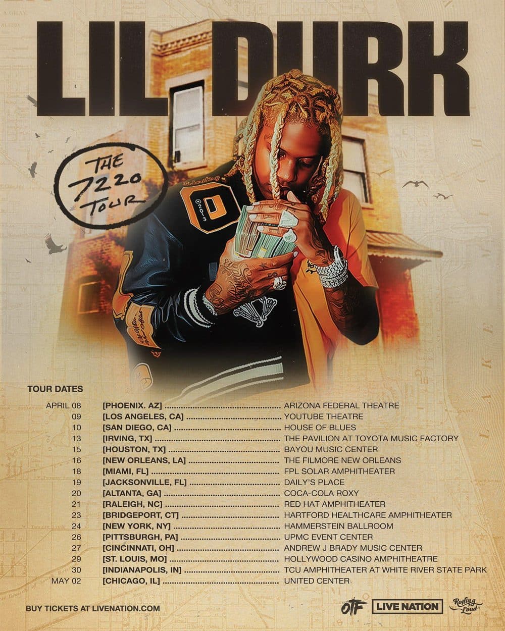 Lil Durk 7220 Tour