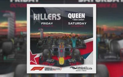Queen, The Killers Headline Texas Formula 1 Grand Prix Concert