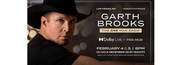 Garth Brooks Las Vegas show announcement 2022