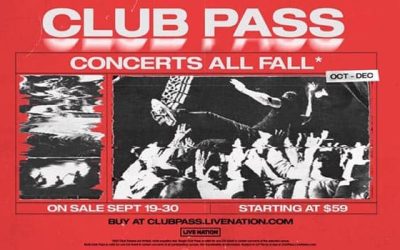 Live Nation Launches Fall Club Pass Program in 50+ Locations