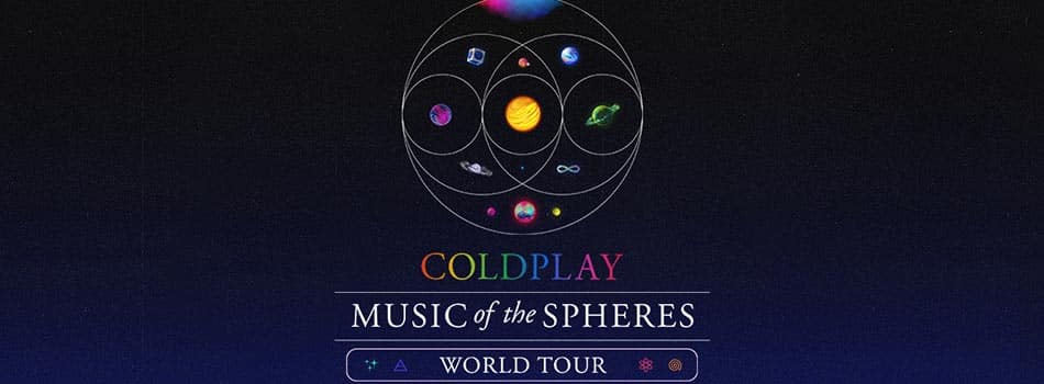 Coldplay world tour dates