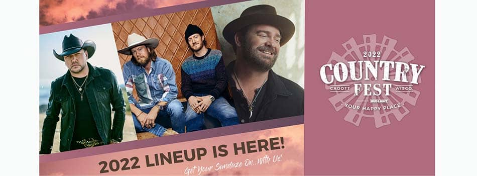 Country Fest 2022 headliners image Florida Georgia line, Lee Brice, Jason Aldean