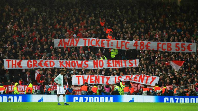 Football Fans Protest Against Cost of Champions League Tickets