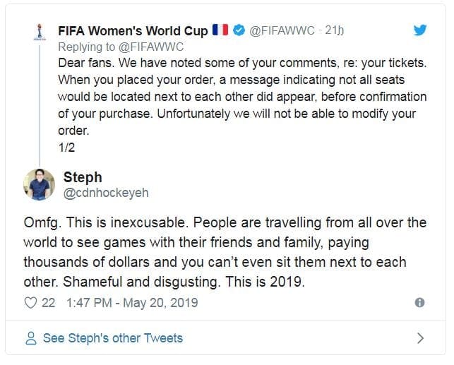 FIFA Womens World Cup Tickets