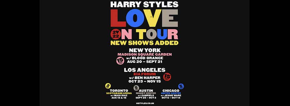 Harry Styles Love On Tour dates and tickets on sale this week