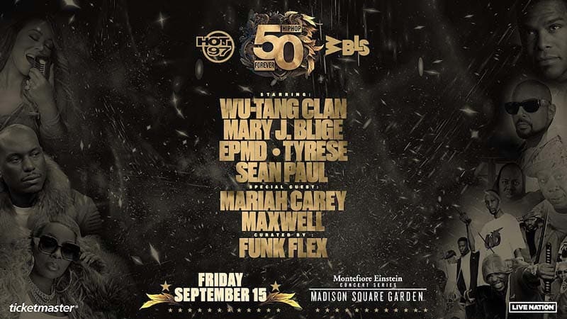 Mariah Carey, Maxwell to Host MSG Hip Hop 50th Event