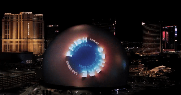 Phish to play Las Vegas' Sphere | Photo via Sphere on X