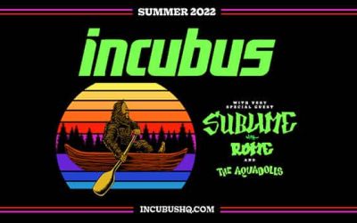 Incubus Plots Tour with Guests Sublime With Rome and The Aquadolls