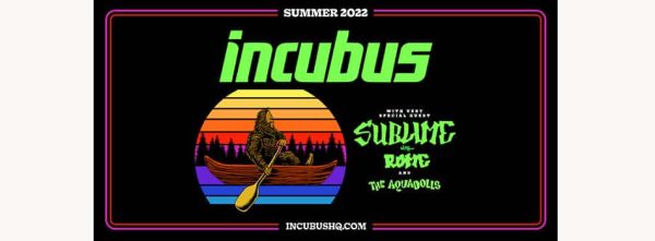 Incubus Plots Tour with Guests Sublime With Rome and The Aquadolls