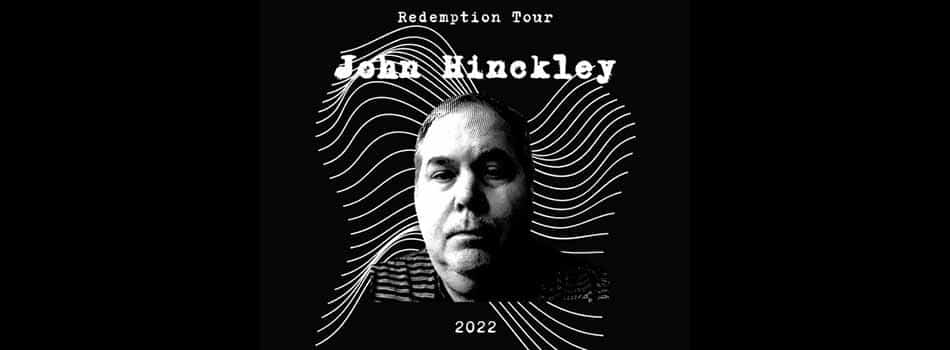 John Hinckley Jr. Redemption Tour image photo of him on a black background