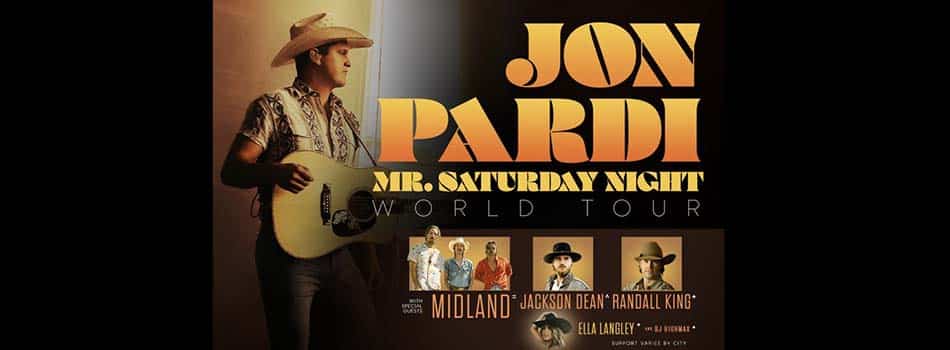 Jon Pardi Announces Headlining “Mr. Saturday Night” Tour Dates