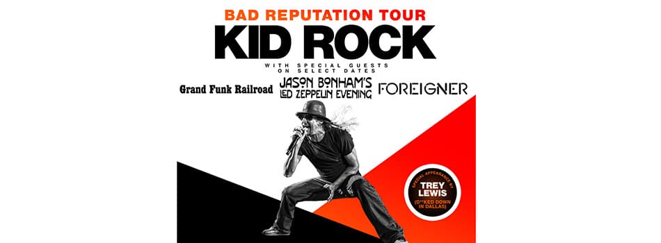 Kid Rock bad reputation tour poster