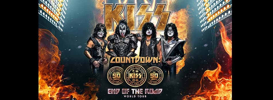 Kiss end of the road tour graphic