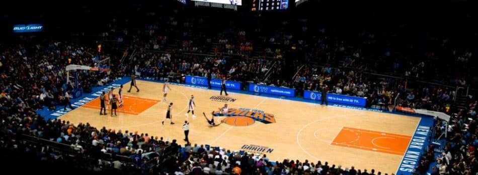 NY knicks at Madison Square Garden