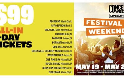 Festival Weekend From Live Nation Brings $99 1-Day Passes