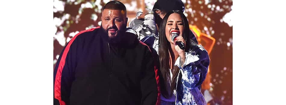 Demi Lovato and DJ Khaled