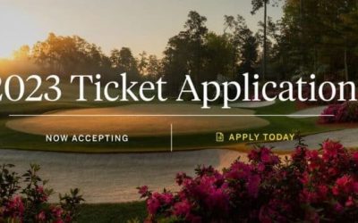 Ticket Applications for The Masters 2023 Tournament Open
