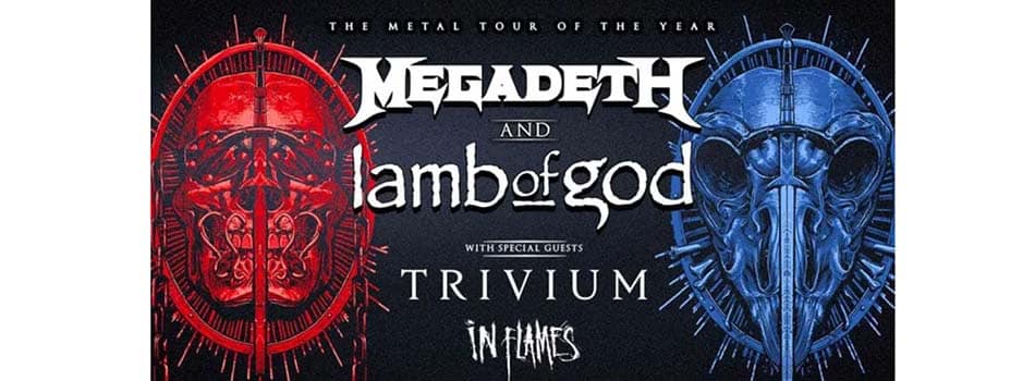 Megadeth, Lamb of God Plot 2022 Leg of “Metal Tour of the Year”