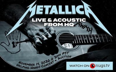 Metallica Announces Pay-Per-View Livestream Benefit Show