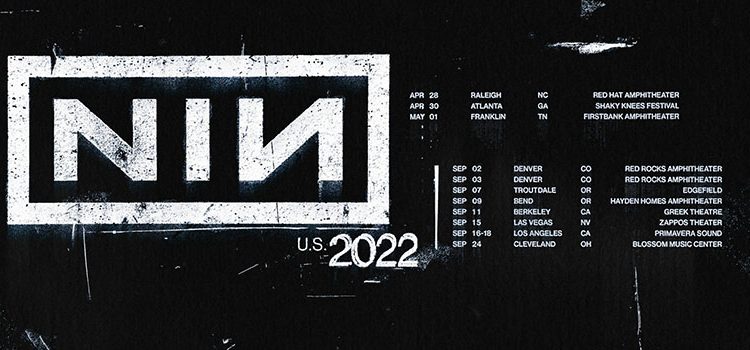 Nine Inch Nails Announce Tour Dates; First Run Since 2018