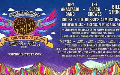 Trey Anistasio Band, Black Crowes Among Peach Music Festival Acts