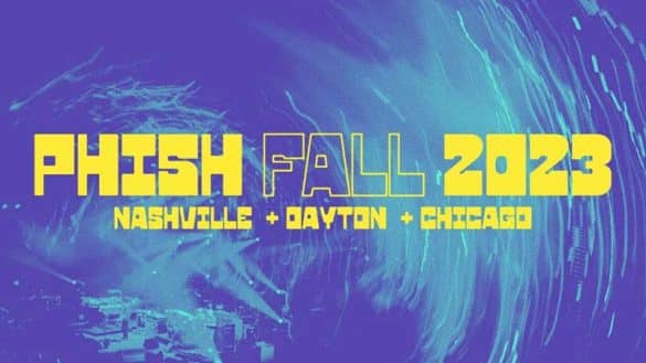 Phish Fall 2023 tour dates graphic
