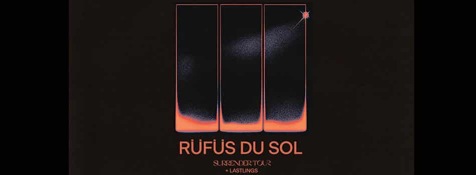 Rufus Du Sol tour dates announcement poster 2022